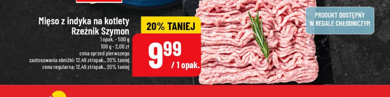 Miśo z indyka na kotlety Rzeźnik Szymon promocja w POLOmarket