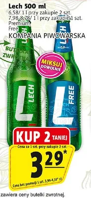 Piwo Lech 500 ml promocja w Prim Market