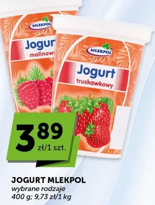 Jogurt truskawkowy Mlekpol promocja w ABC