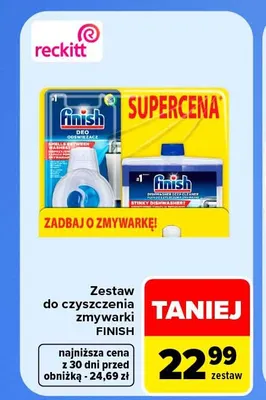 Zestaw do czyszczenia zmywarki Finish promocja w Carrefour Market
