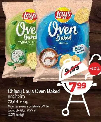 Chipsy Lay's Oven Baked Frito promocja w Arhelan