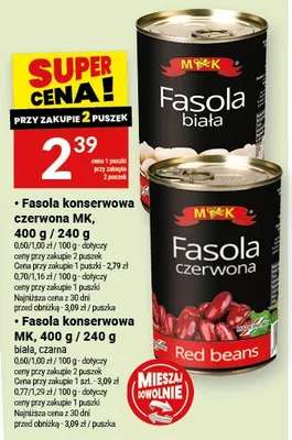 Fasola konserwowa czerwona promocja w Twój Market