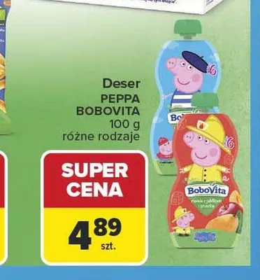 Deser Peppa BoboVita promocja w Carrefour
