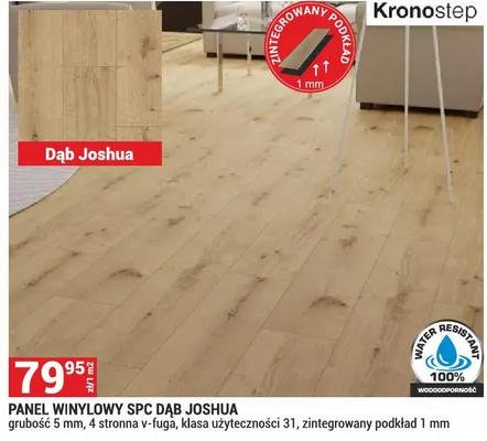 Panel winylowy SPC Dąb Joshua promocja w Merkury Market