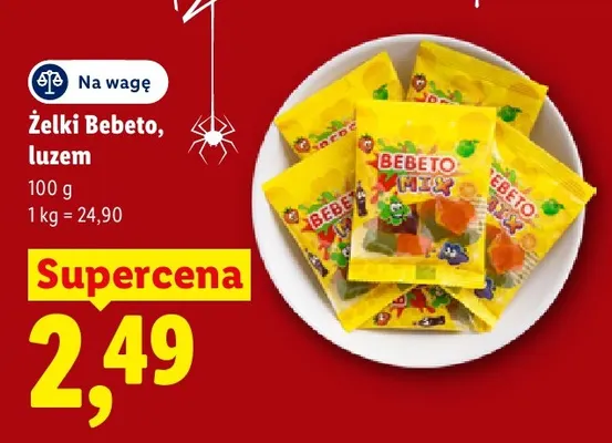 Żelki Bebeto luzem promocja w Lidl