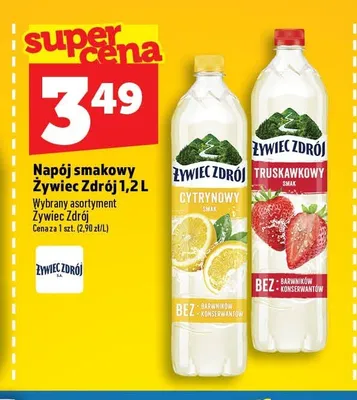 Napój smakowy cytrynowy Żywiec Zdrój promocja w TOPAZ
