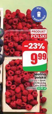 Maliny polskie promocja w Dino