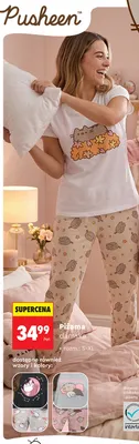 Piżama damska Pusheen promocja w Biedronka