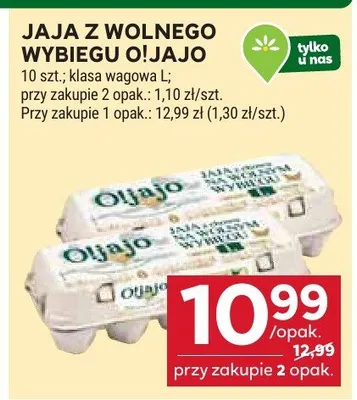 Jaja z wolnego wybiegu olajo promocja w Stokrotka