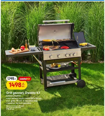 Grill gazowy Owsley 4.1 promocja w Castorama