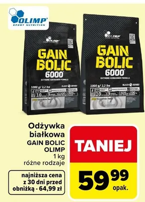 Odżywka białkowa Gain Bolic 6000 promocja w Carrefour