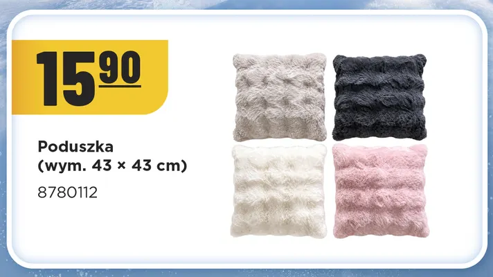 Poduszka 24 x 24 cm promocja w MR. DIY