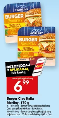 Burger Ciao Italia Morliny promocja w Twój Market