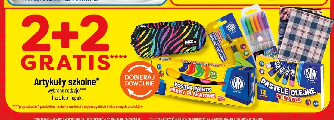 Artykuły szkolne promocja w POLOmarket