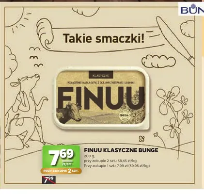 Finuu klasyczne Bunge promocja w Stokrotka