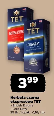Herbata czarna ekspresowa Lord Grey promocja w Netto