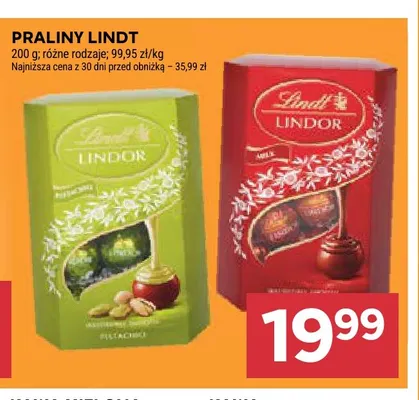 Praliny Lindt promocja w Stokrotka