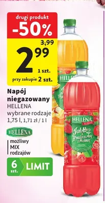 Napój niegazowany Hellena promocja w Intermarche