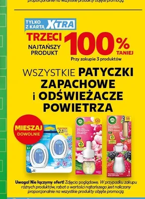 Patyczki zapachowe i odświeżacze powietrza promocja w Kaufland