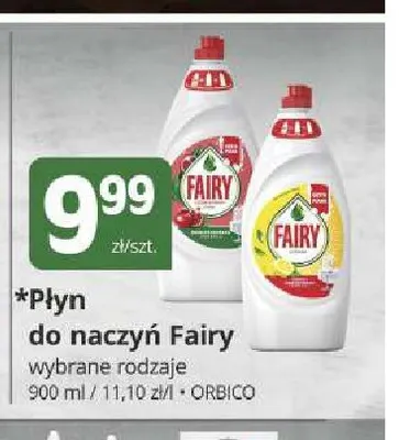 Płyn do naczyń Fairy promocja w Marketvita