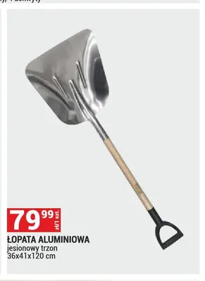Łopata aluminiowa jesionowy trzon promocja w Merkury Market