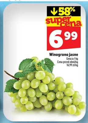 Winogrono jasne promocja w TOPAZ