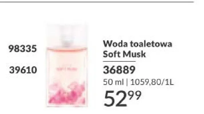 Woda toaletowa Soft Musk promocja w AVON