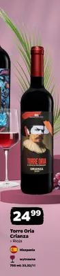 Wino czerwone wytrawne Torre Oria Crianza promocja w Netto