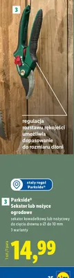 Sekator lub nożyce ogrodowe promocja w Lidl