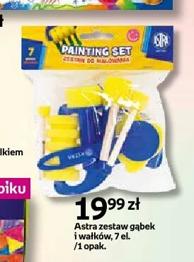 Zestaw gąbek i wałków Astra promocja w Empik