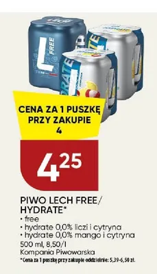 Piwo bezalkoholowe Lech Free promocja w Chata Polska