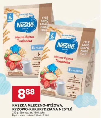 Kaszka mleczno-ryżowa, ryżowo-kukurydziana promocja w Stokrotka