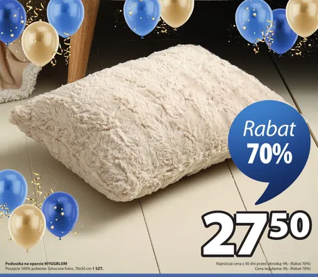 Poduszka na oparcie MYGGBLOM 70x50cm promocja w Jysk