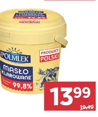 Masło klarowane Polmlek promocja w Stokrotka