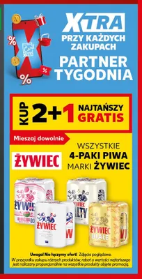 Piwo Żywiec Białe 4-pak promocja w Kaufland