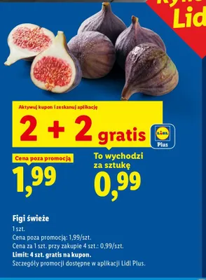 Figi świeże promocja w Lidl