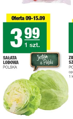 Sałata lodowa polska promocja w SPAR