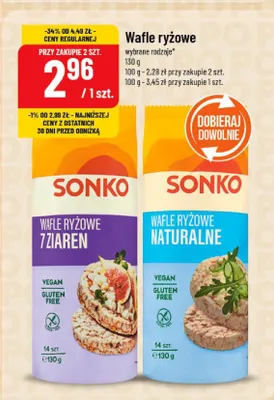 Wafle ryżowe promocja w POLOmarket