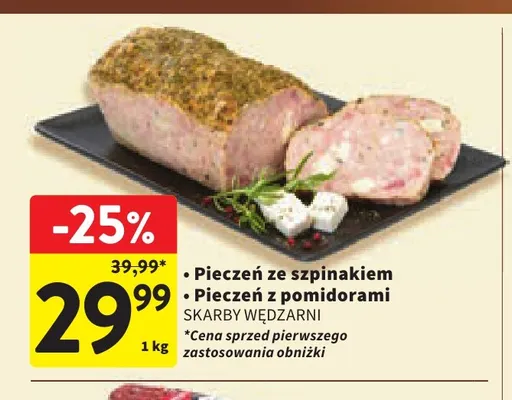 Pieczeń z pomidorami Skarby Wędzarni promocja w Intermarche
