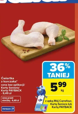 Ćwiartka z kurczaka promocja w Carrefour