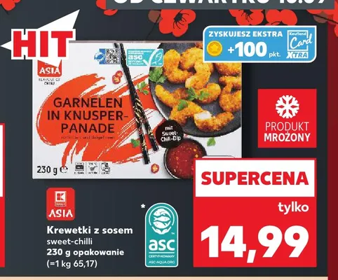 Krewetki z sosem sweet-chilli Asia promocja w Kaufland