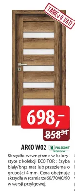 Drzwi ARCO W02 POL-SKONE promocja w Dobre Dla Domu