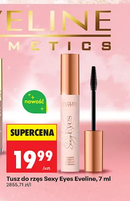 Tusz do rzęs Sexy Eyes Eveline promocja w Biedronka