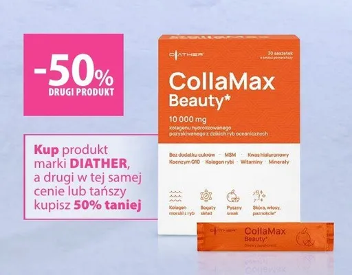 Suplement diety Diather CollaMax Beauty promocja w Hebe