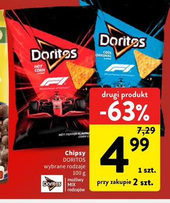 Chipsy Doritos Cool Original promocja w Intermarche
