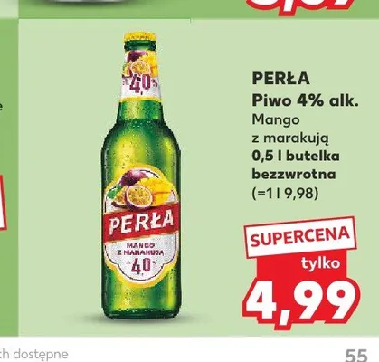 Piwo Perła Mango z marakują promocja w Kaufland