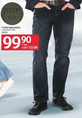 T-shirt męski Diesel rozmiary S-2XL promocja w Selgros