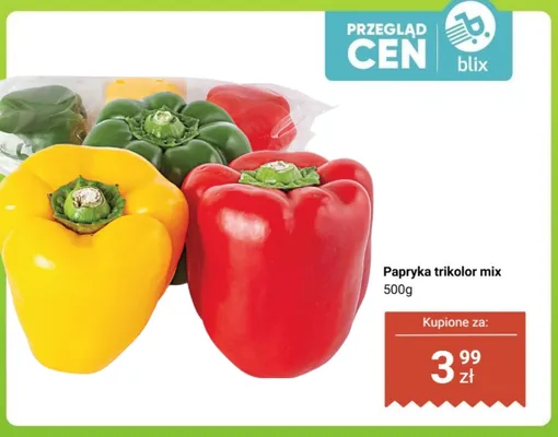 Papryka trikolor mix promocja w Dino