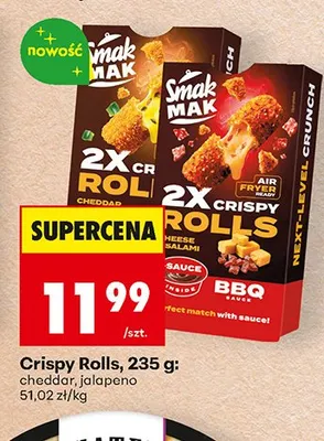 Crispy Rolls jalapeno Smak Mak promocja w Biedronka
