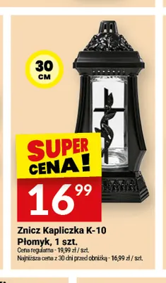Znicz kapliczka K-10 Płomyk promocja w Twój Market